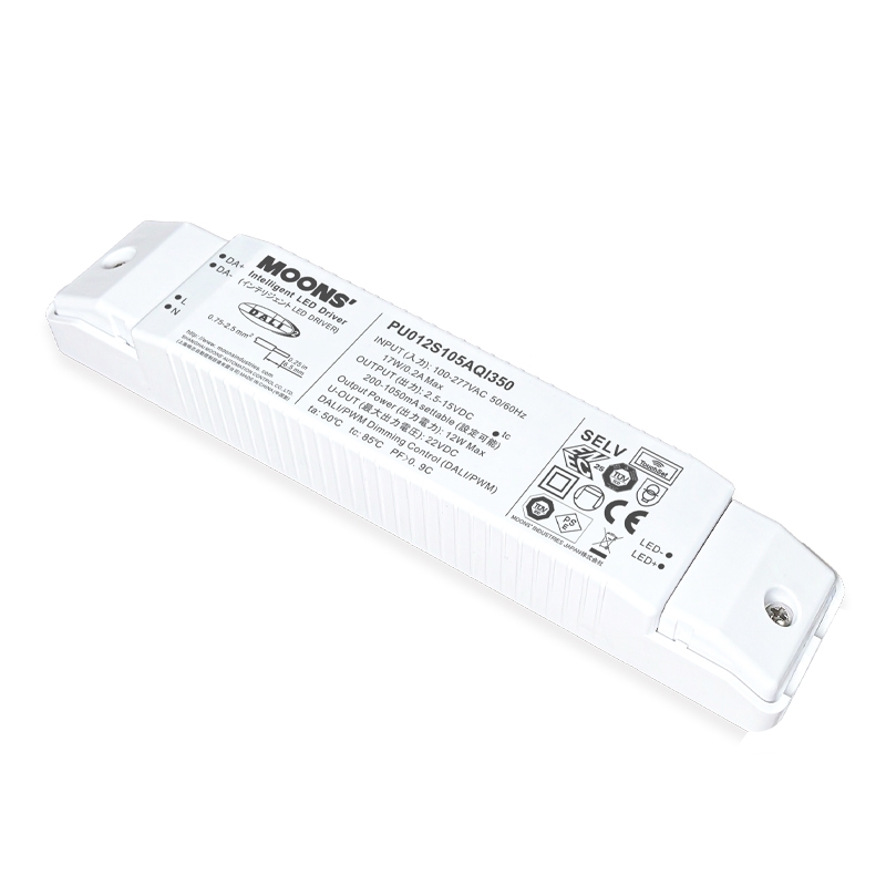 PU012S105AQI350-1-12W/20W/30W DALI單路輸出電源